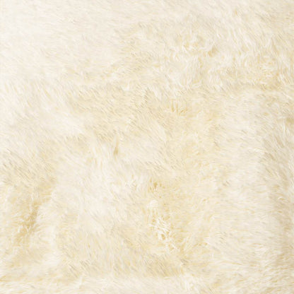 Shaggy Rug High Pile NAVARRA Cream 200x200 cm Polyester