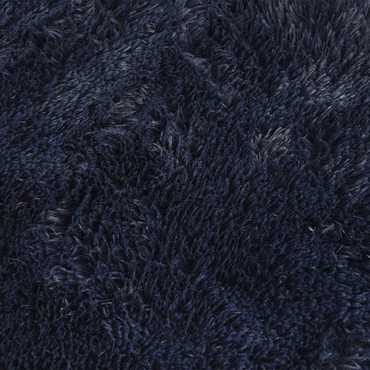 Shaggy Rug High Pile NAVARRA Navy 200x200 cm Polyester