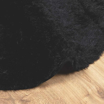 Shaggy Rug High Pile NAVARRA Black 300x200 cm Polyester