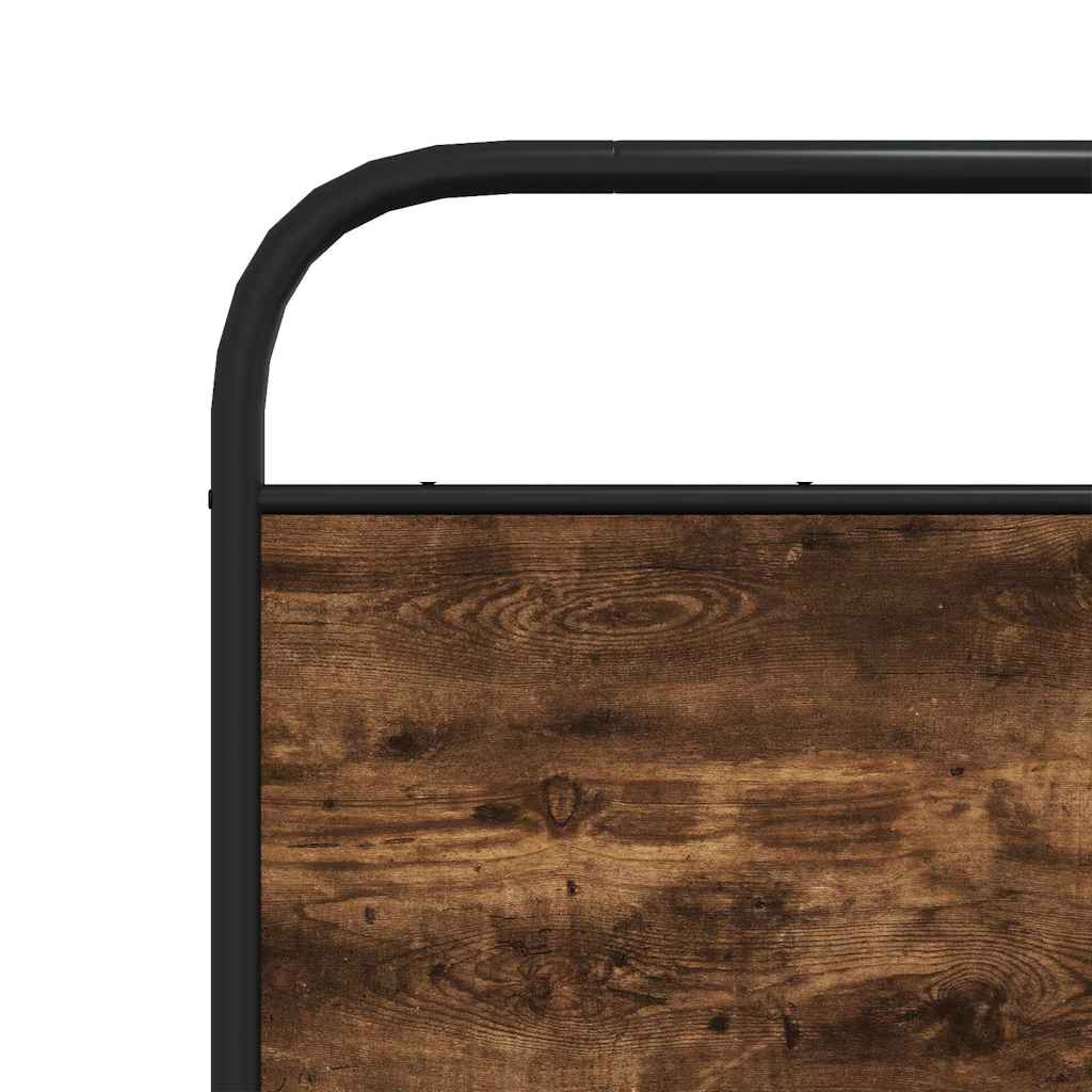 Bed Frame without Mattress 120x190 cm Sonoma Oak Engineered Wood