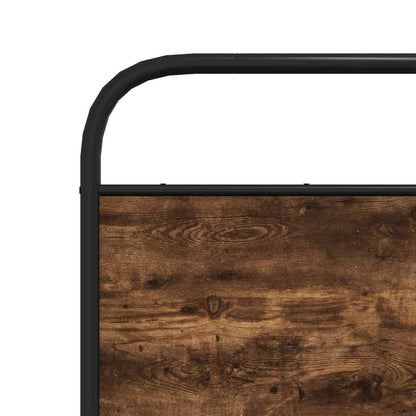 Bed Frame without Mattress 120x190 cm Sonoma Oak Engineered Wood