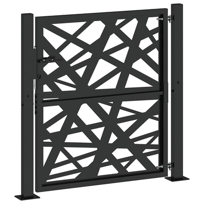 Garden Gate Black 105x106 cm Steel Light Design
