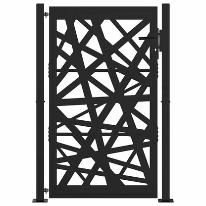 Garden Gate Black 105x155 cm Steel Light Design