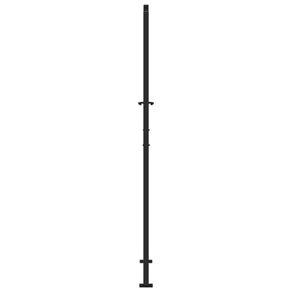 Garden Gate Black 105x205 cm Steel Light Design