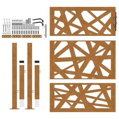 Garden Gate 105x130 cm Weathering Steel Light Design