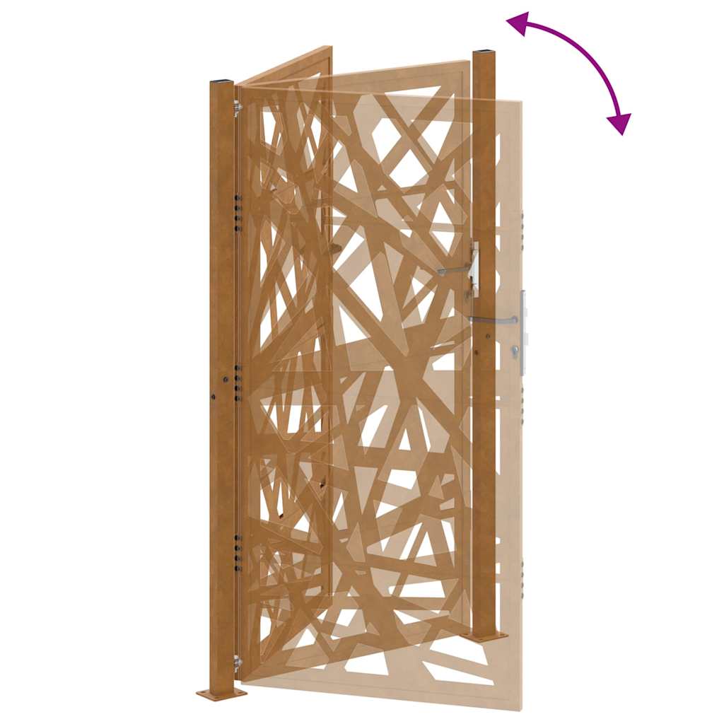 Garden Gate 105x180 cm Weathering Steel Light Design