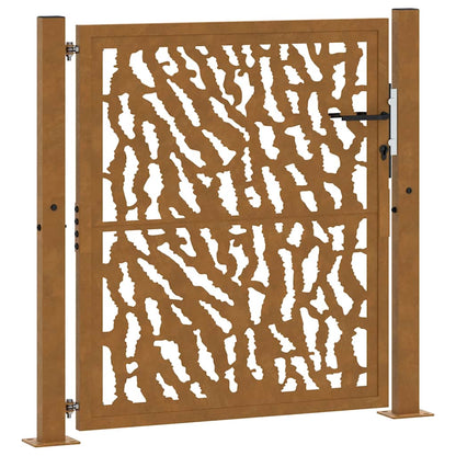 Garden Gate 105x105 cm Weathering Steel Trace Design
