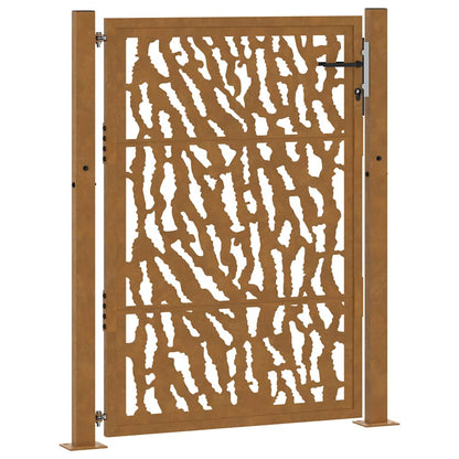 Garden Gate 105x130 cm Weathering Steel Trace Design