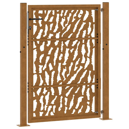 Garden Gate 105x130 cm Weathering Steel Trace Design