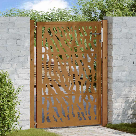 Garden Gate 105x130 cm Weathering Steel Trace Design