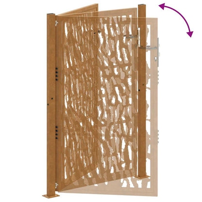 Garden Gate 105x155 cm Weathering Steel Trace Design