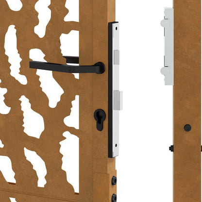 Garden Gate 105x155 cm Weathering Steel Trace Design