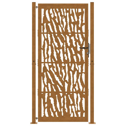 Garden Gate 105x205 cm Weathering Steel Trace Design