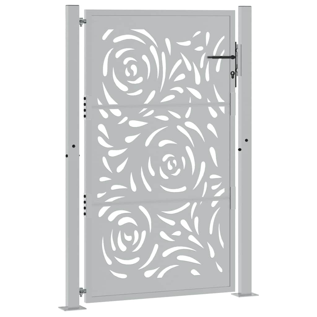 Garden Gate 105x155 cm Weathering Steel Flame Design