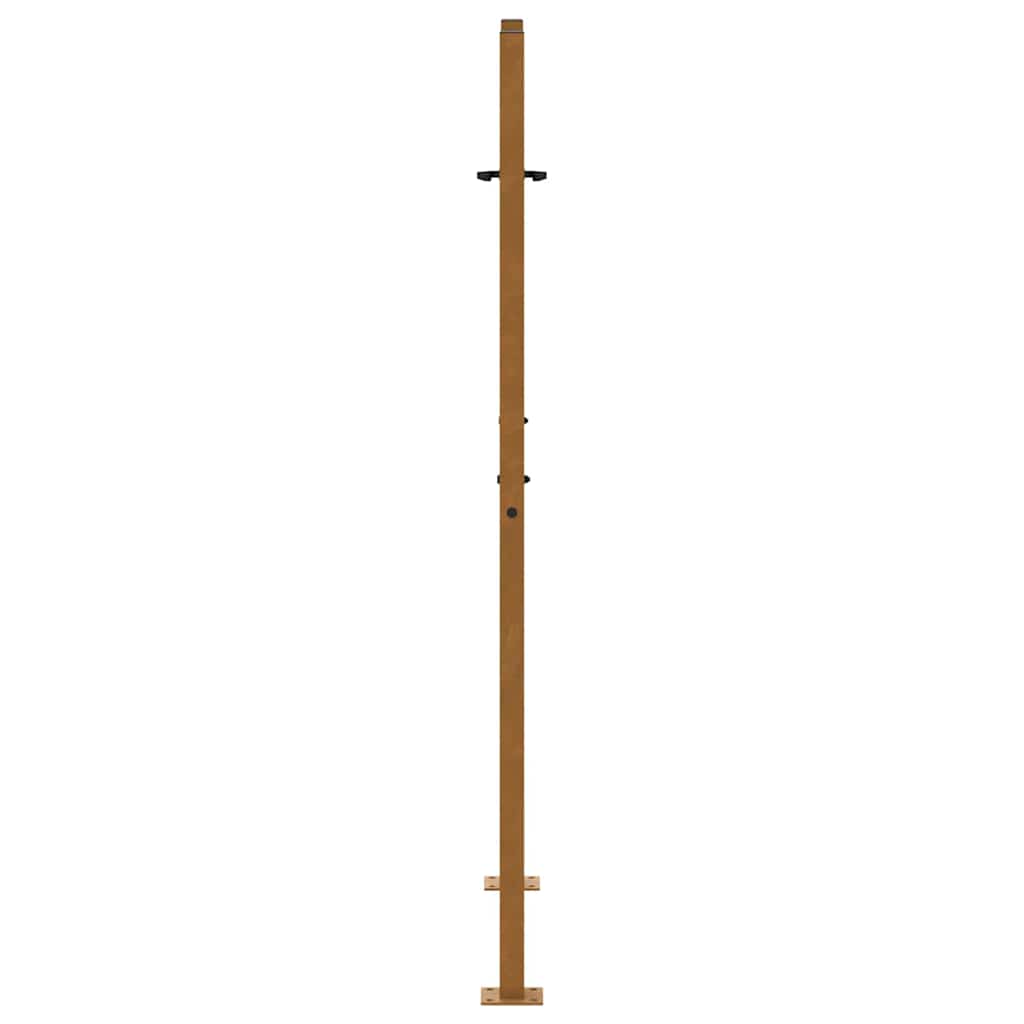 Garden Gate 105x155 cm Weathering Steel Flame Design