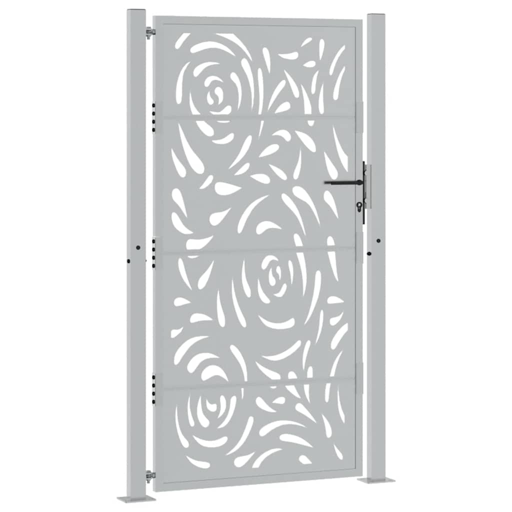Garden Gate 105x180 cm Weathering Steel Flame Design