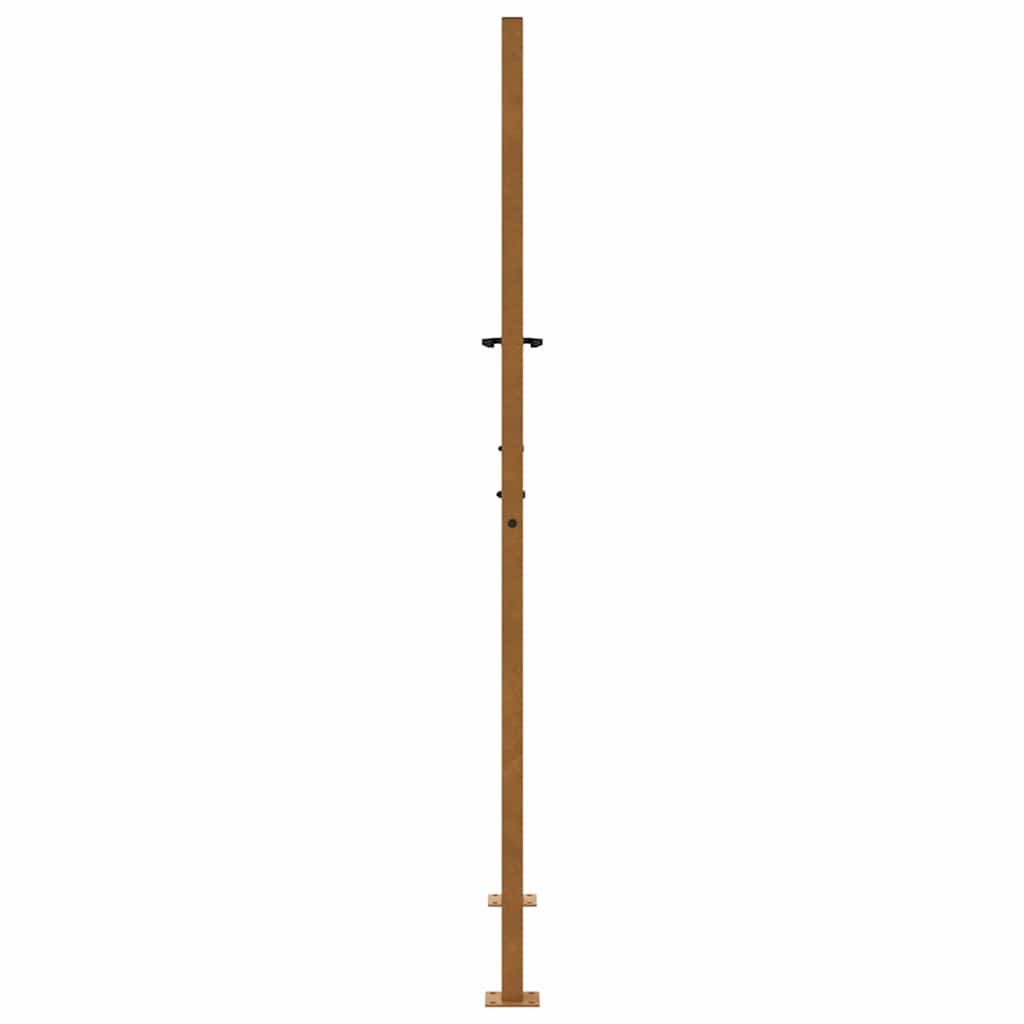 Garden Gate 105x180 cm Weathering Steel Flame Design