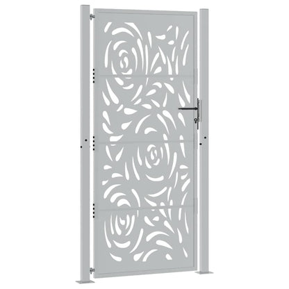 Garden Gate 105x205 cm Weathering Steel Flame Design