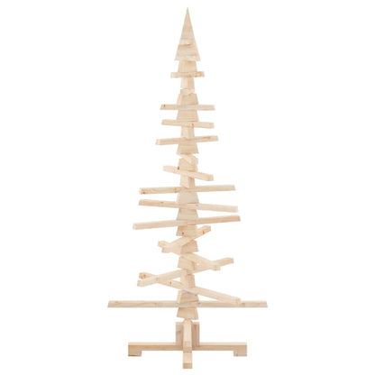 Wooden Christmas Tree for Decoration 150 cm Solid Wood Pine