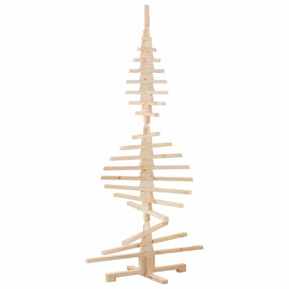 Wooden Christmas Tree for Decoration 180 cm Solid Wood Pine