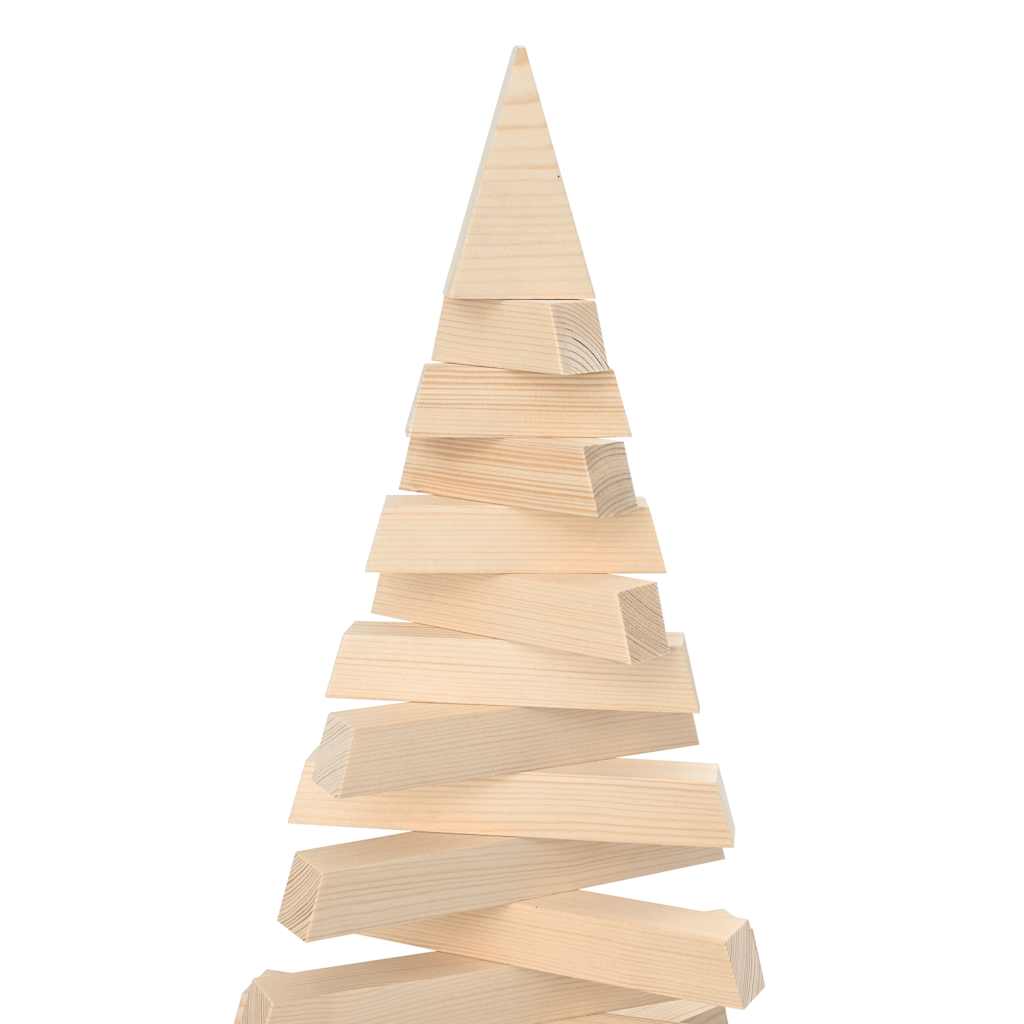 Wooden Christmas Tree for Decoration 210 cm Solid Wood Pine