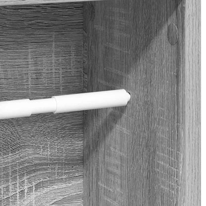 Bathroom Cabinet with Roll Holder Grey Sonoma 20.5x20x90 cm