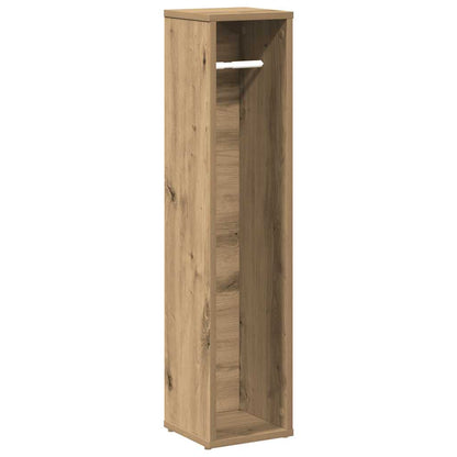 Bathroom Cabinet with Roll Holder Artisan Oak 20.5x20x90 cm