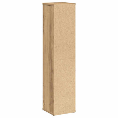Bathroom Cabinet with Roll Holder Artisan Oak 20.5x20x90 cm