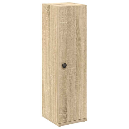 Bathroom Cabinet with Roll Holder Sonoma Oak 20.5x22x72 cm