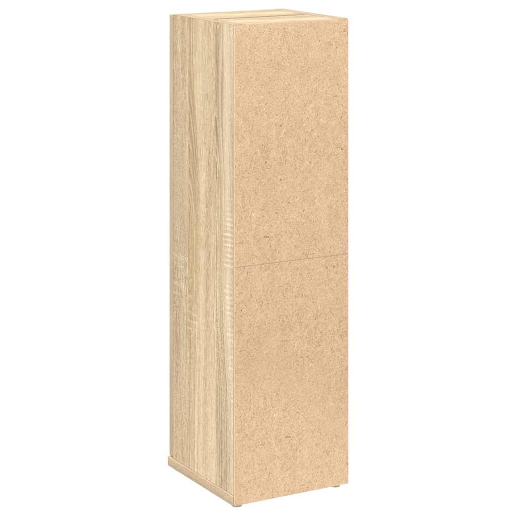 Bathroom Cabinet with Roll Holder Sonoma Oak 20.5x22x72 cm