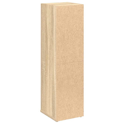 Bathroom Cabinet with Roll Holder Sonoma Oak 20.5x22x72 cm
