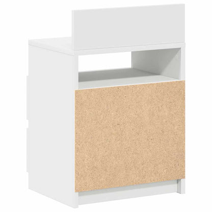Bedside Cabinets 2 pcs with 2 Drawers White 40x33x60 cm