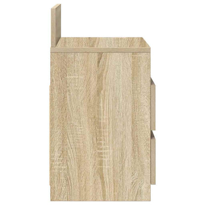 Bedside Cabinet with 2 Drawers Sonoma Oak 40x33x60 cm