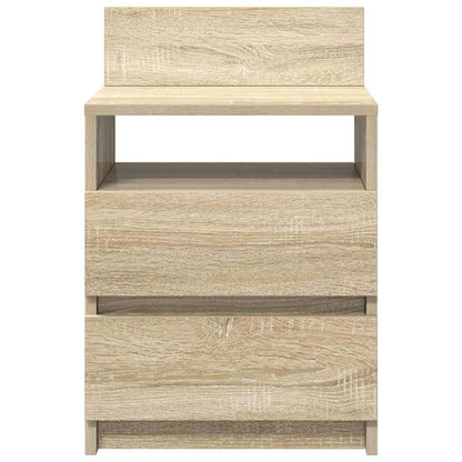 Bedside Cabinets 2 pcs with 2 Drawers Sonoma Oak 40x33x60 cm