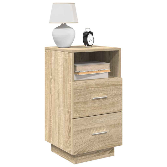 Bedside Cabinets 2 pcs with 2 Drawers Sonoma Oak 36x36x68 cm