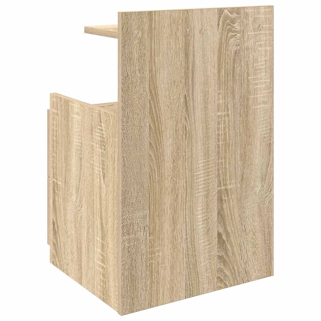 Bedside Cabinets 2 pcs with 2 Drawers Sonoma Oak 40x36.5x62 cm