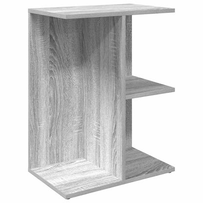 Bedside Table Grey Sonoma 46.5x29x61 cm Engineered Wood
