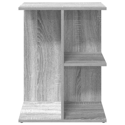 Bedside Table Grey Sonoma 46.5x29x61 cm Engineered Wood