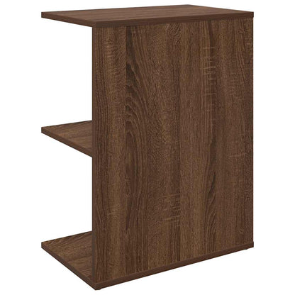 Bedside Table Brown Oak 46.5x29x61 cm Engineered Wood