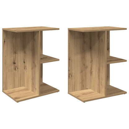Bedside Tables 2 pcs Artisan Oak 46.5x29x61 cm Engineered Wood