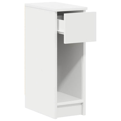 Bedside Cabinets with Drawer 2 pcs White 20x36x60 cm