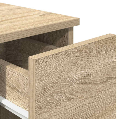 Bedside Cabinets with Drawer 2 pcs Sonoma Oak 20x36x60 cm