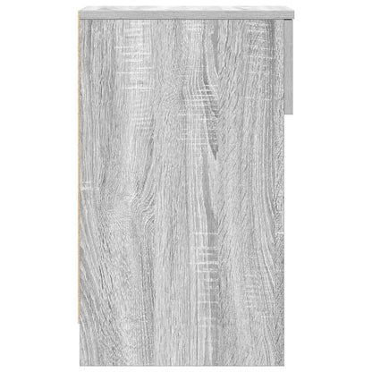 Bedside Cabinet with Drawer Grey Sonoma 20x36x60 cm