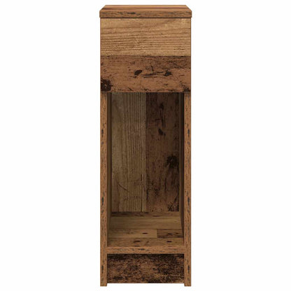 Bedside Cabinets with Drawer 2 pcs Old Wood 20x36x60 cm