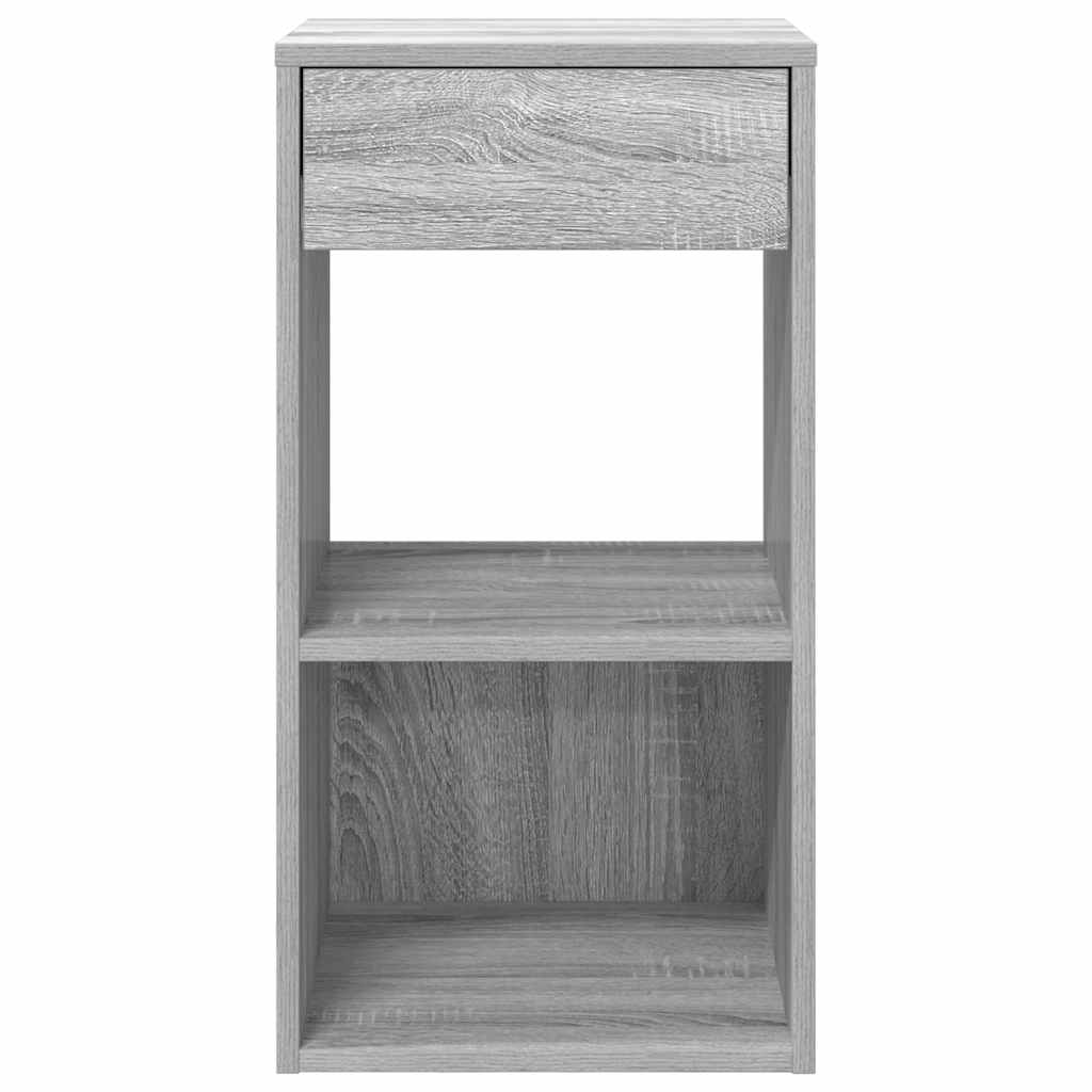 Bedside Cabinets with Drawer 2 pcs Grey Sonoma 35x34x66.5 cm