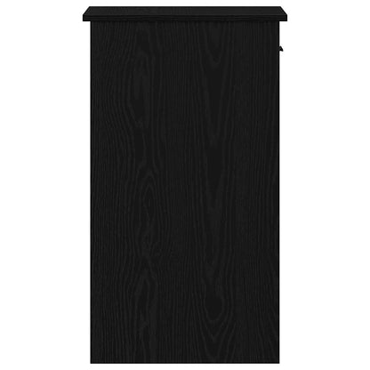 Computer Tower Stand with Drawer Black 35x45x77 cm