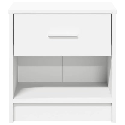 Bedside Cabinets 2 pcs with Drawer White 39x28x41 cm