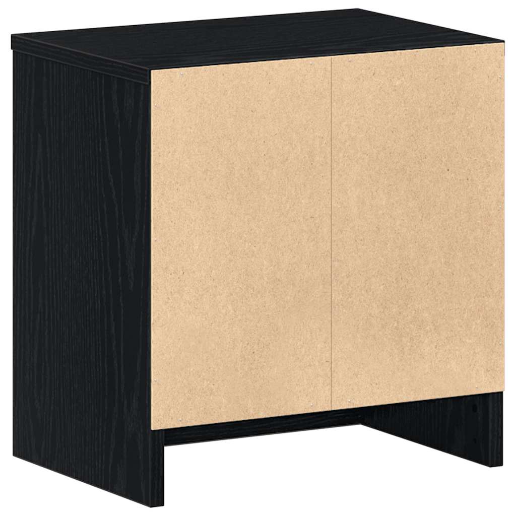 Bedside Cabinets 2 pcs with Drawer Black 39x28x41 cm