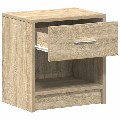 Bedside Cabinets 2 pcs with Drawer Sonoma Oak 39x28x41 cm