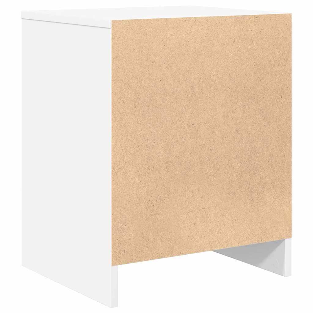 Bedside Cabinets 2 pcs with Drawer White 40x34x50 cm
